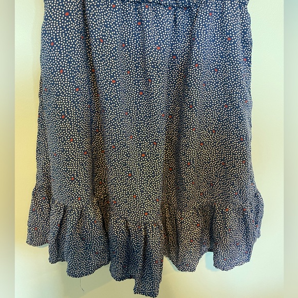 Lucky Brand Mila wrap surplice puff sleeve ruffle mini dress - Picture 6 of 9